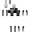 Black skin: raw texture render