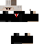 Black skin: raw texture render