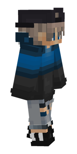 Black skin: body, right side render