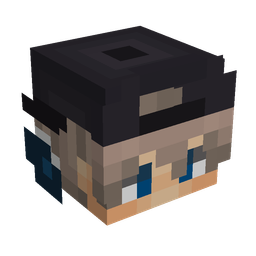 Black skin: head render