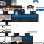 Black skin: raw texture render
