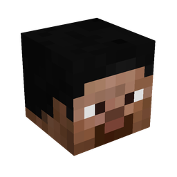 Black skin: head render