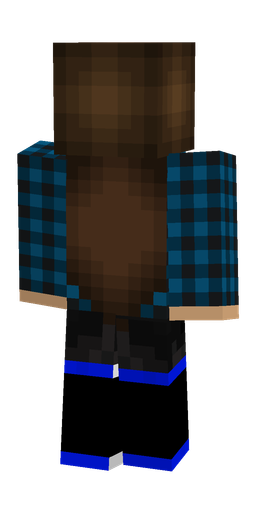 Black skin: body, back render