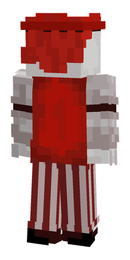 Red skin: body, back render