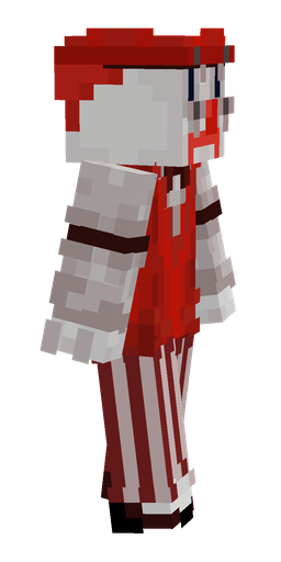 Red skin: body, right side render