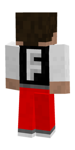 Black skin: body, back render