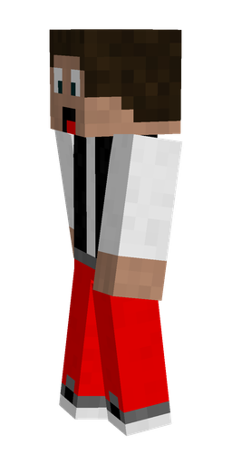 Black skin: body, left side render
