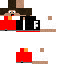 Black skin: raw texture render