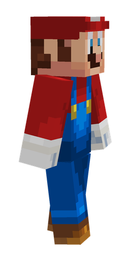 Blue skin: body, right side render