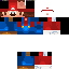 Blue skin: raw texture render
