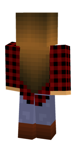 Blue skin: body, back render