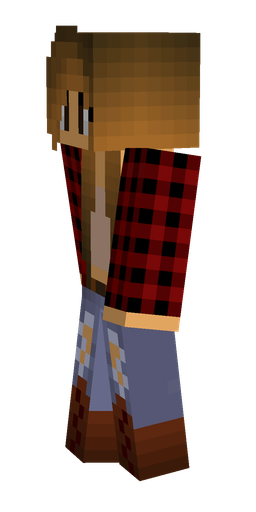 Blue skin: body, left side render