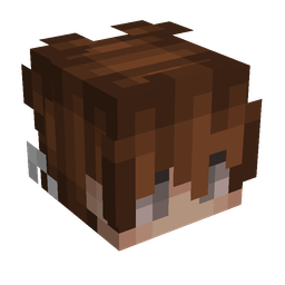 Brown skin: head render