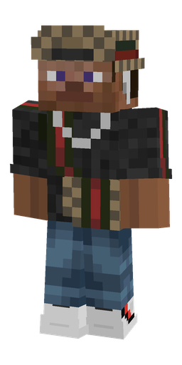 Black skin: body, front render