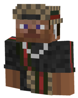 Black skin: bust render