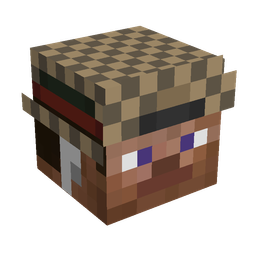 Black skin: head render