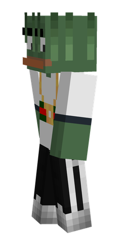 Black skin: body, left side render