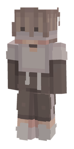 Gray skin: body, front render