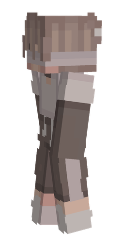 Gray skin: body, left side render