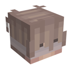 Gray skin: head render