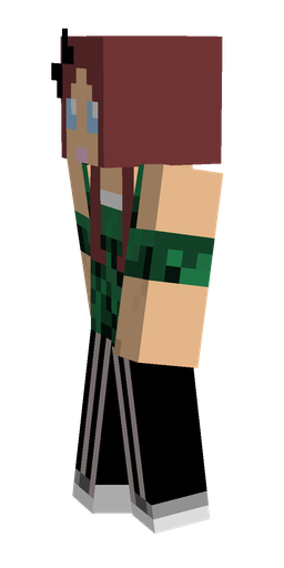 Black skin: body, left side render