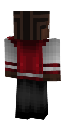 Black skin: body, back render