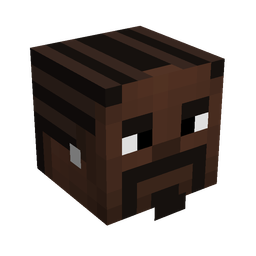 Black skin: head render