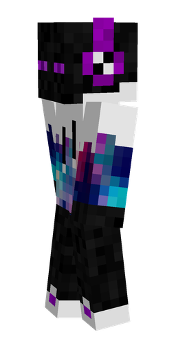 Black skin: body, left side render
