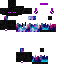 Black skin: raw texture render