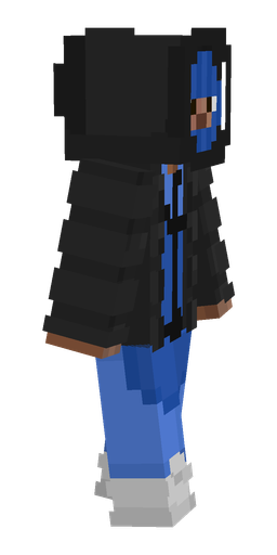 Black skin: body, right side render