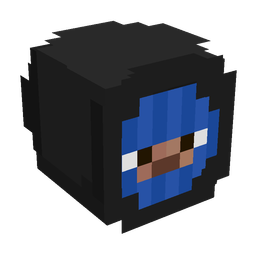 Black skin: head render