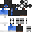 Black skin: raw texture render