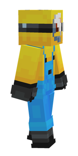 Black skin: body, right side render