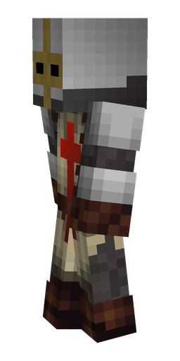 Black skin: body, left side render