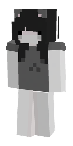 Black skin: body, front render
