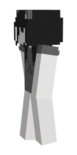 Black skin: body, left side render