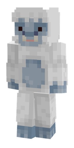 Blue skin: body, front render