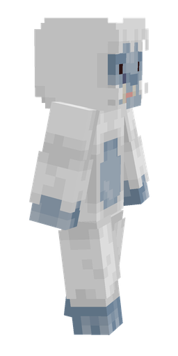 Blue skin: body, right side render