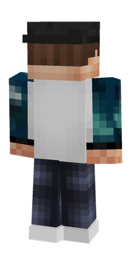 Black skin: body, back render