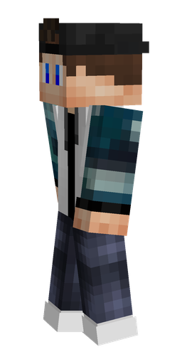 Black skin: body, left side render