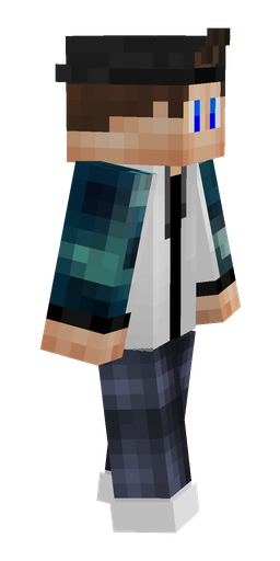Black skin: body, right side render