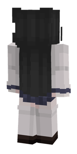 Black skin: body, back render
