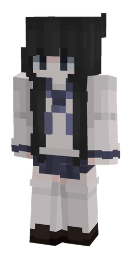 Black skin: body, front render