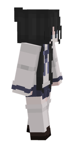 Black skin: body, right side render