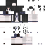 Black skin: raw texture render