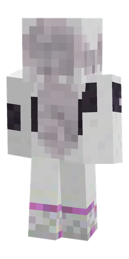 Black skin: body, back render