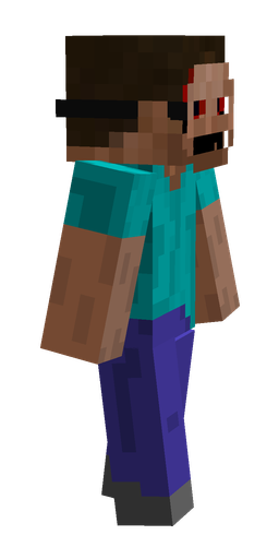 Black skin: body, right side render