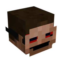 Black skin: head render