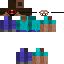 Black skin: raw texture render