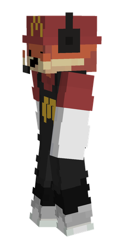 Black skin: body, left side render